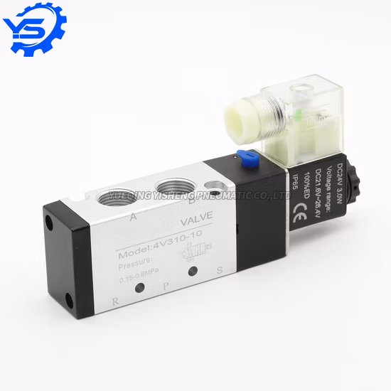 Pneumatic Aluminum Electric Solenoid Air Valve for Air Compressor 4V310-10