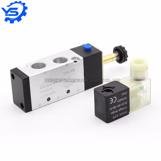 Pneumatic Aluminum Electric Solenoid Air Valve for Air Compressor 4V310-10