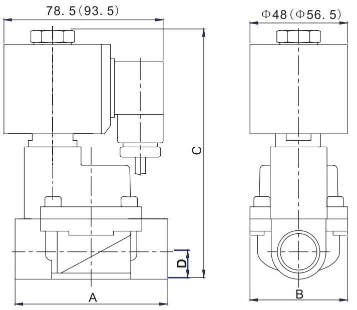 1/2′′ to 2′′ IP68 Waterproof Water Fountain Stainless Steel Solenoid Valve 12V 24V 110V 220V