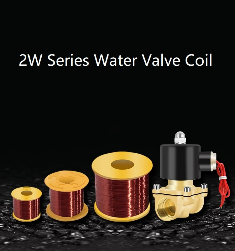 2W Solenoid Valve Water Valve Coil for 2W160-15 2W200-20 2W250-25 AC220V DC24V DC12V Copper Coil