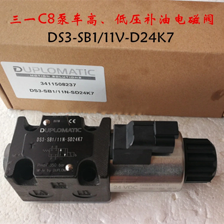 Pump Solenoid Valve Ds3-Sb1/11V-D24K7 High and Low Pressure Supplement Valve 10V C8 S3 Ta Tb