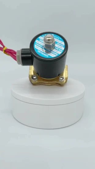 2-ходовые нормально закрытые латунные электромагнитные клапаны с прямым приводом серии 2W для воздухо-водо-масляных клапанов
