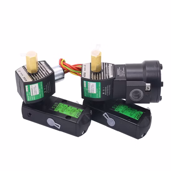 Оригинальный взрывозащищенный трехходовой двухпозиционный электромагнитный клапан Asco-8551.