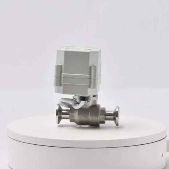 Зажимное соединение Tonhe, клапан с электроприводом 1/4 дюйма AC110-230V SS304